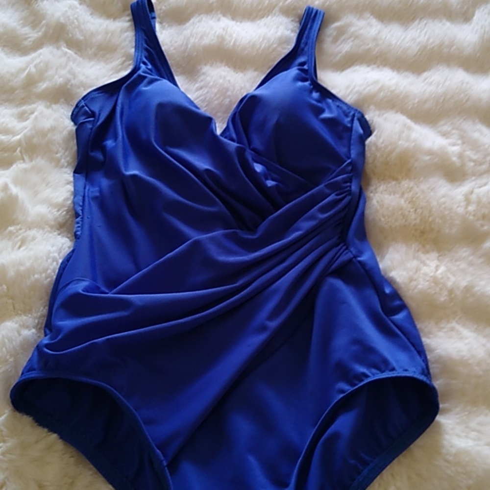 Royal Blue One-Piece Miraclesuit - 12